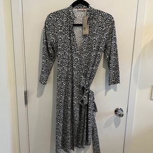 Long Sleeve Wrap Dress